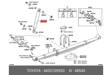 TOYOTA 48531-09520