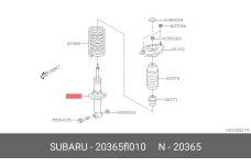 SUBARU 20365-FL010