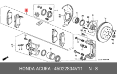 HONDA 45022-S04-V11