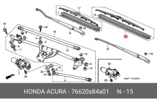 HONDA 76620-S84-A01
