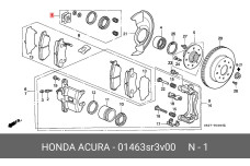 HONDA 01463-SR3-V00