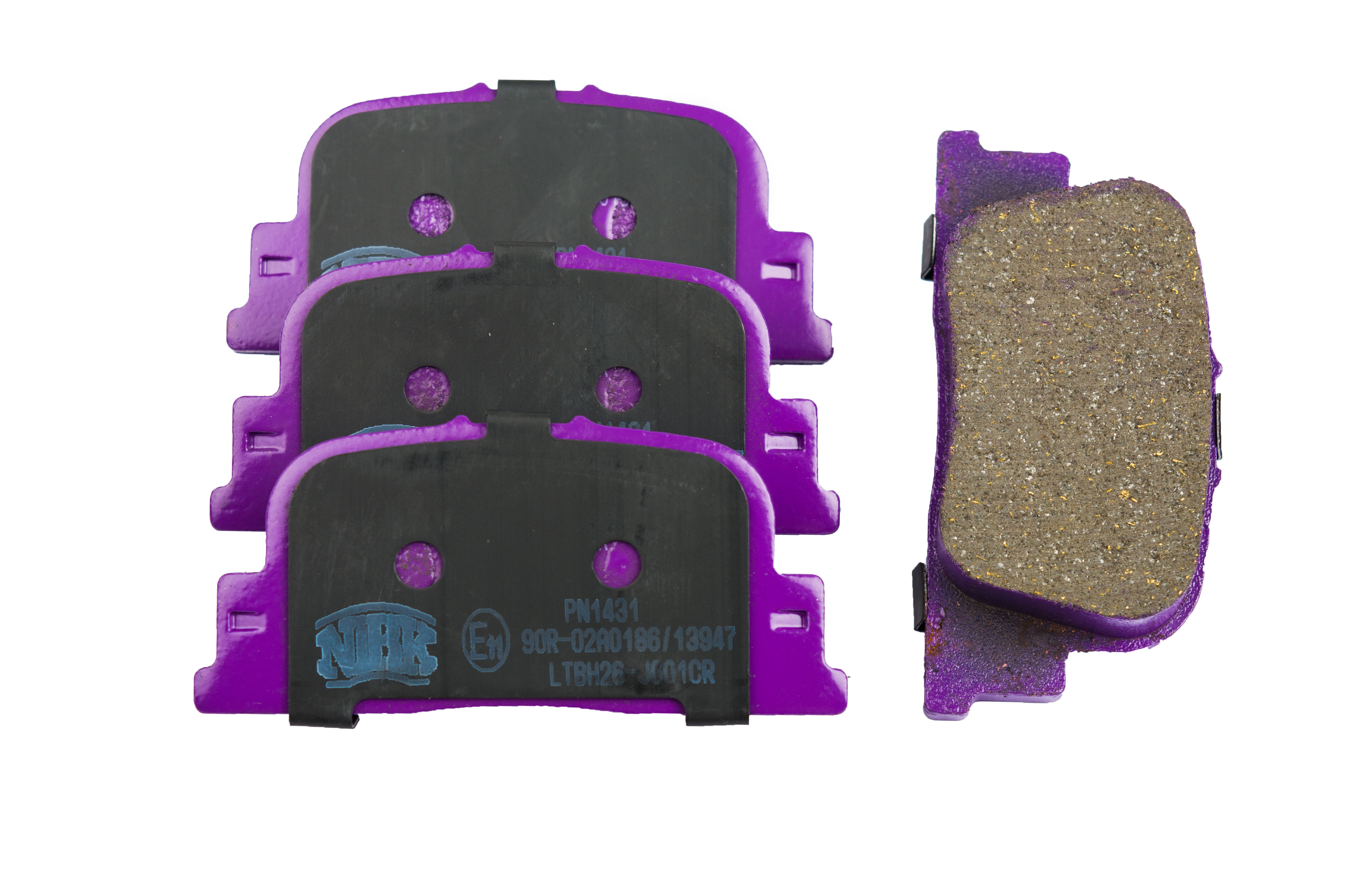 NiBK PN1431 Rear Brake Pads for BYD F3/F3R (2005–2025)