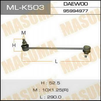 MASUMA ML-K503 LC62-34-170,44750-35000,82 00 669 066,96391875,MN101368 ...