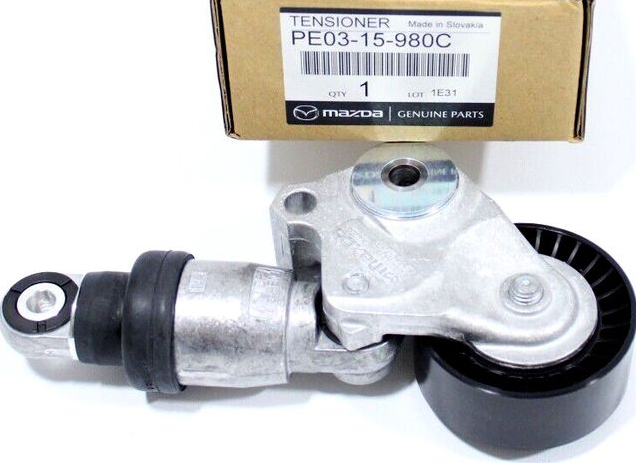 マツダ　純正　オートテンショナー　PE03-15-980C Amazon.co.jp: Vベルトオートテンショナー ATT0129 純正品番