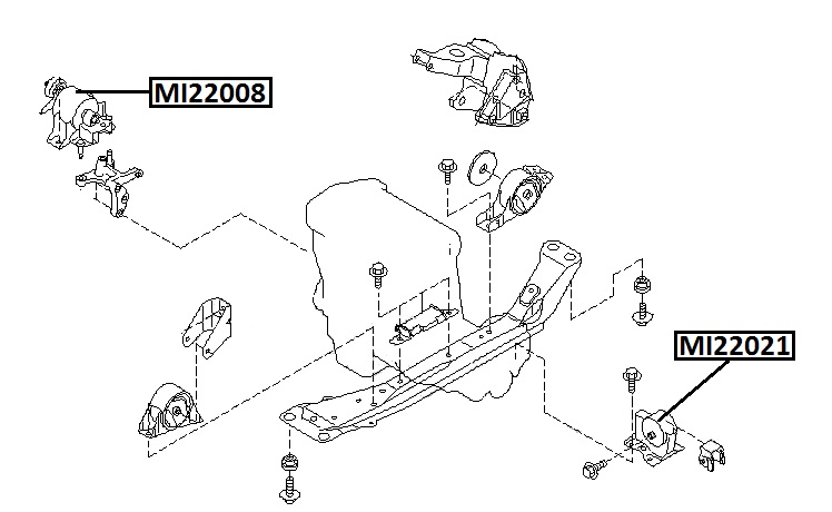 JIKIU MI22021 11220-4M412,11220-4M410