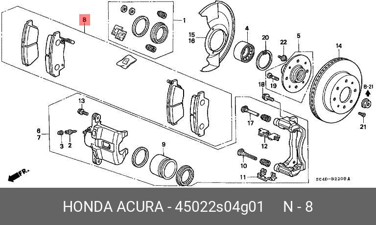 パンプレット HONDA 45022-S04-G01 45022-SEL-T01,45022-S04-J00,45022-S2G